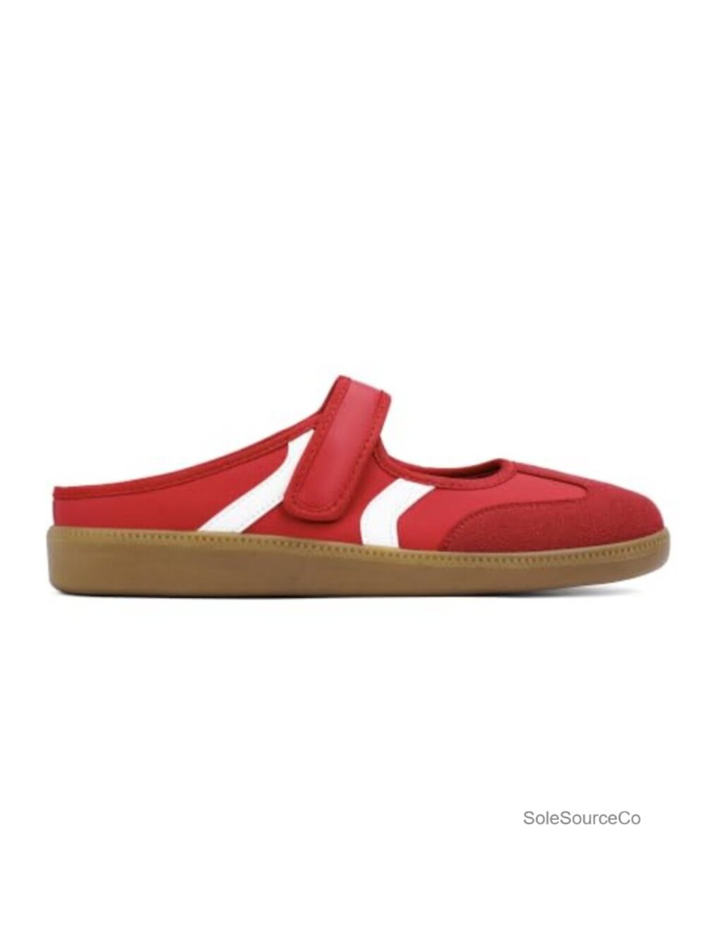 Tigeridea Women's Platform Mary Jane Sneakers Slip On Mules Walking Flats